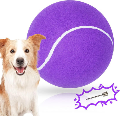 Banfeng Big Tennis Ball for Dogs, Giant Dog Tennis Ball Toy Large Outdoor Sports Gift for Small Medium Large Dog (Yellow, 9.5 inch) - Image 11