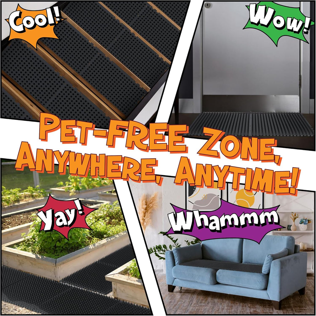 Ohlela 16 pack scat mats set for indoor and outdoor use