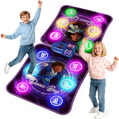 TooLion 2-player electronic LED dance mat front view