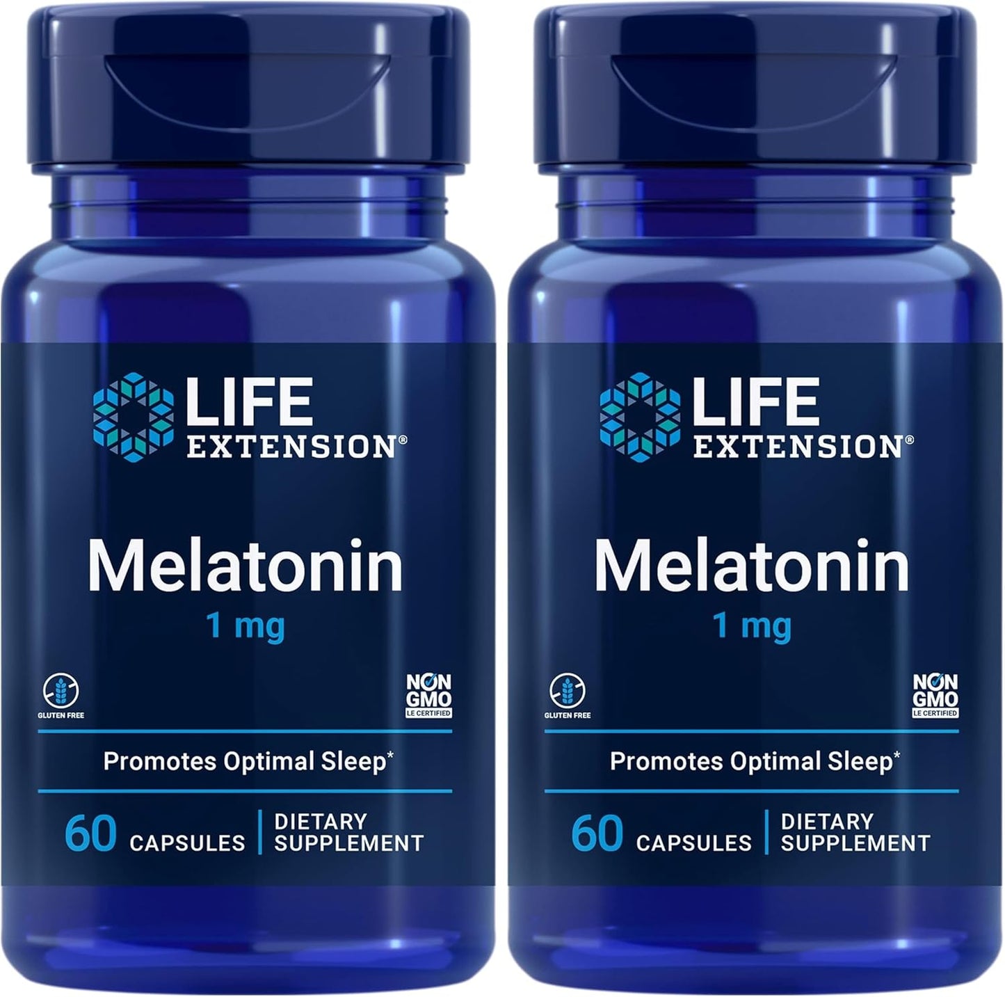 Life Extension Melatonin 1 mg - For Restful Night, Hormone Balance, and Immune Health - Immediate Release - Gluten-Free, Non-GMO - 60 Capsules - Image 10