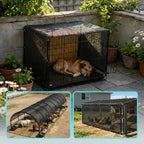 Packaging view of the authentic USA imported ShadeMart outdoor UV protection mesh fabric