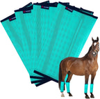 Horse Fly Boots, Breathable Mesh Protection Set of 4, Comfortable Horse Leggings, Breathable Mesh Design, Equine Supplies for Reduce Stomping, Hoof Damage & Leg Fatigue (Purple, Large) - Image 10