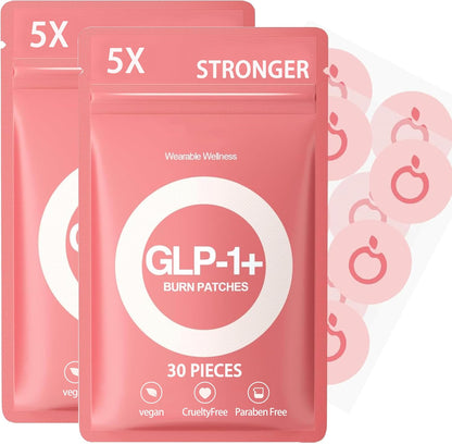 Werusto GLP-1 herbal wellness patches front packaging view showcasing natural ingredients