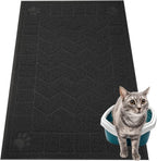 Cat Litter Box Mat, 35" x 24" Large Kitty Litter Trapping Mat Keep Floor Clean, Litter Box Mat Scatter Control, Waterproof, Easy to Clean, Durable Large Size Litter Mats for Floor - Image 10