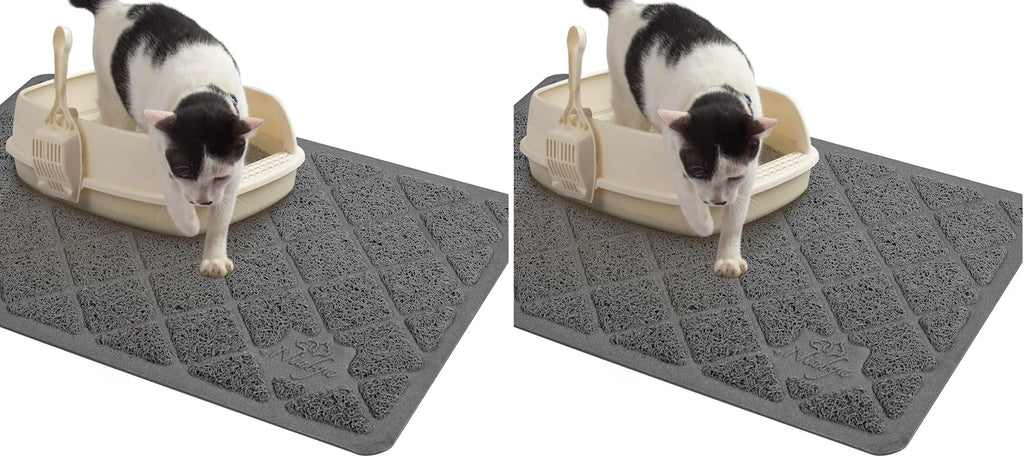 Niubya Premium Cat Litter Mat, Litter Box Mat with Non-Slip and Waterproof Backing, Litter Trapping Mat Soft on Kitty Paws and Easy to Clean, Cat Mat Traps Litter from Box - Image 10