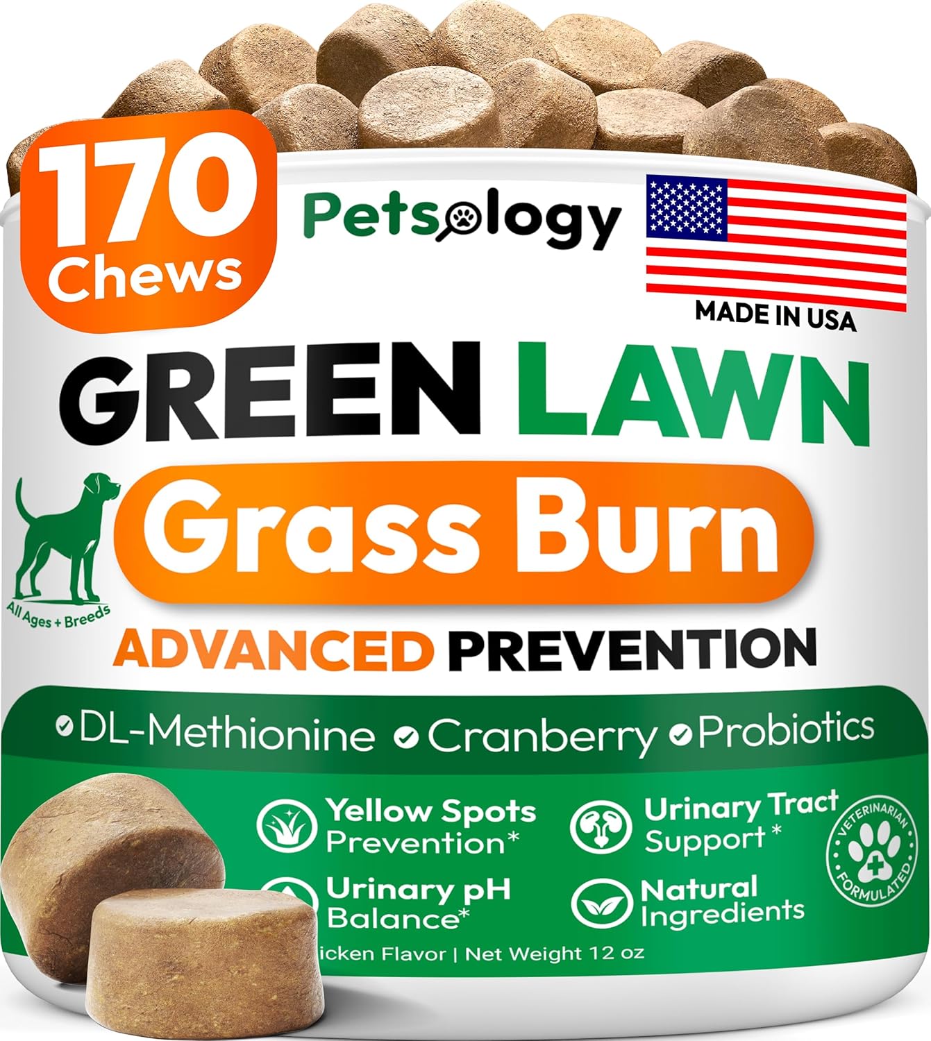 Advanced Melatonin for Dogs - 170 Dog Melatonin Calming Chews for Small and Large Dogs - Natural Hemp Dog Sleep Aid, Puppy Sleeping Pills, Anxiety, Stress, Separation, Barking, Fireworks - Made in USA - Image 14