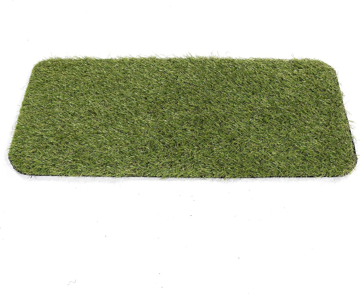 Ottomanson Artificial Grass Puppy Potty Training Pad with Tray, 15" x 30" Reusable Pee Pad for Small Pets and Dogs - Image 11
