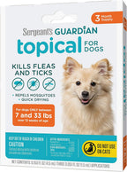 Sergeant's Guardian Flea & Tick Squeeze On for Dogs 7-33 lbs., 3 Count - Image 10