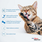 Nutritional information on Inaba Churu hairball control treat box