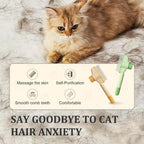 Stainless steel pins on Holyenten dog and cat grooming comb
