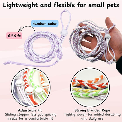 Dwarf Hamster Carrier Backpack Travel Bag, Dwarf Hamster Carry Pouch With Liner And Adjustable Lightweight Tether, Breathable Soft Outgoing Sleeping Travel Bag For Small Pets Squirrels Reptiles (Pink) - Image 6