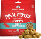 Stella & Chewy's Freeze Dried Raw Meal Mixers - Crafted for Puppies - Grain Free, Protein Rich Perfectly Puppy Beef & Salmon Recipe - 3.5 oz Bag - Image 12
