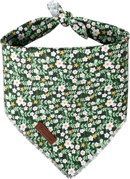 Up Urara Pup pink bowknot accessory on dog bandana