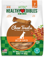 Nylabone Healthy Edibles Natural Dog Chews Long Lasting Roast Beef Flavor Treats for Dogs, Medium/Wolf (2 Count) - Image 14