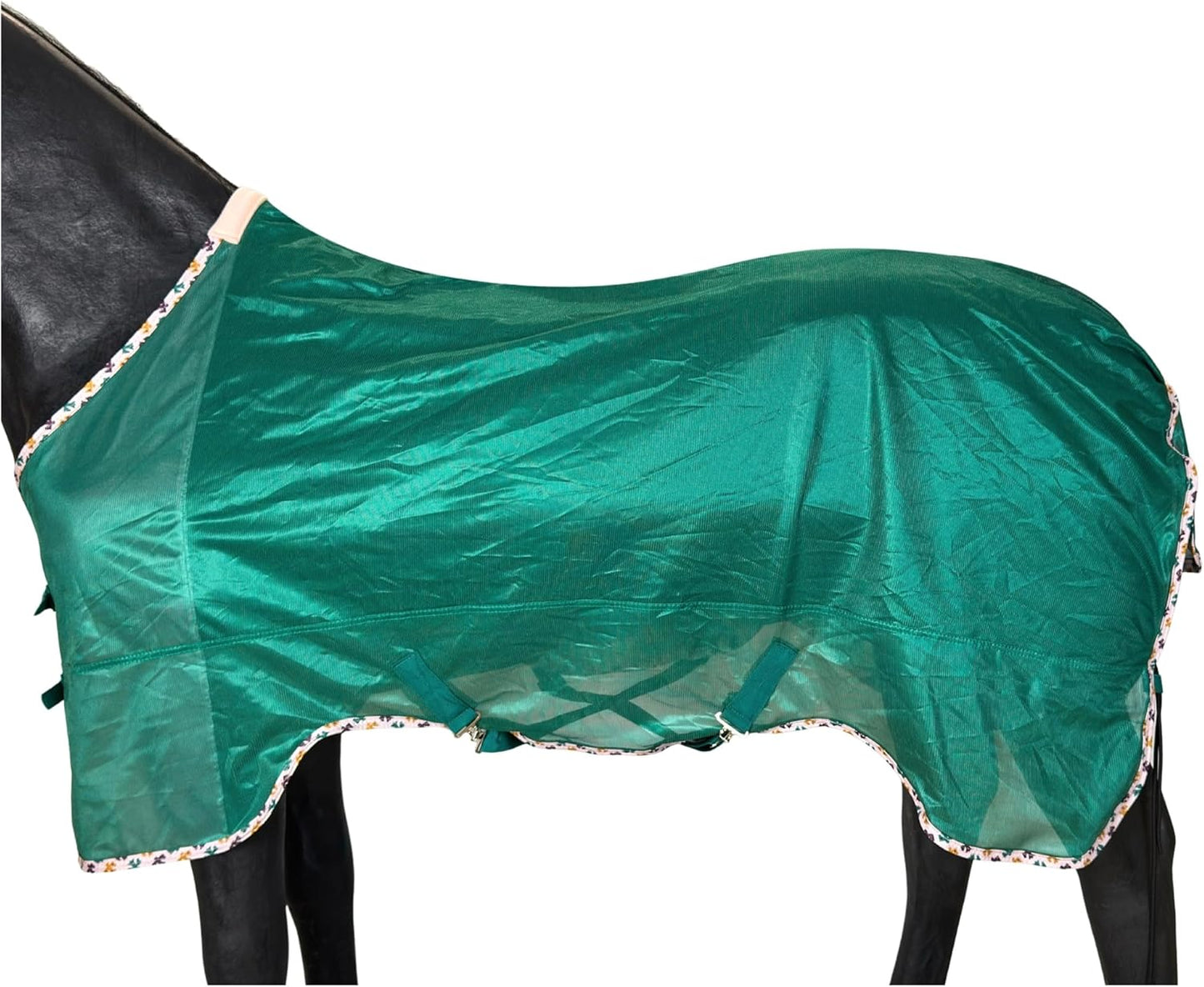 Barn And Stable white loose fit horse sheet detail on high density mesh