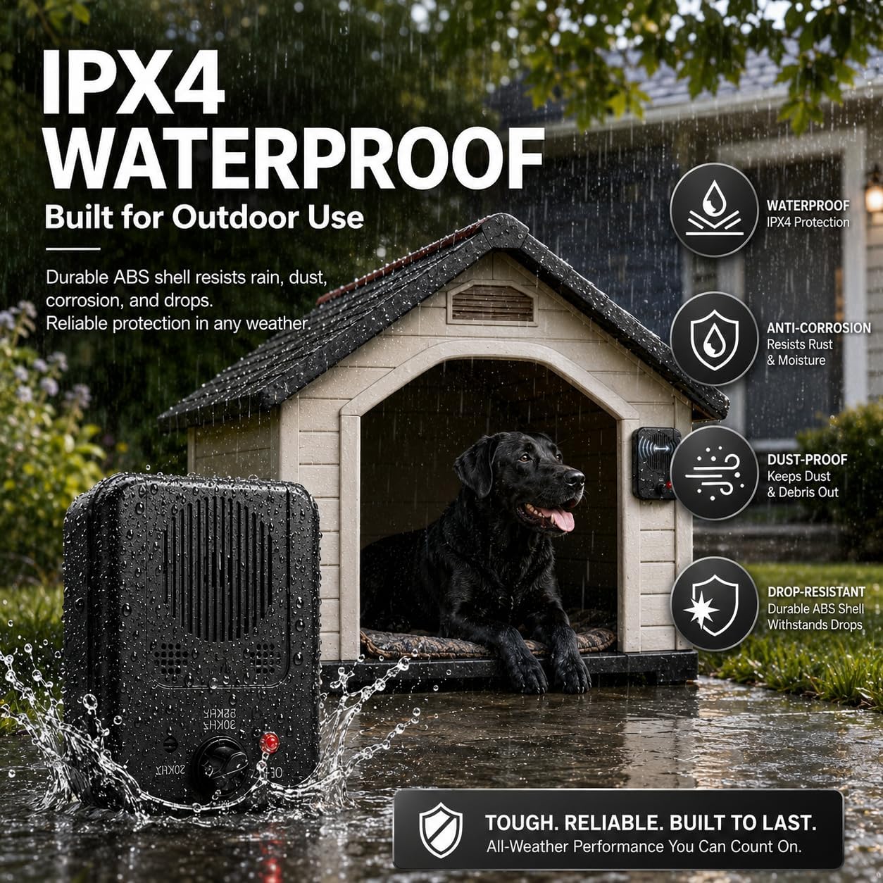 Onirri bark deterrent box packaging and included components