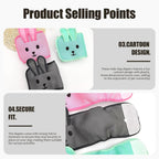 Colenumone adjustable puppy diaper showcasing strong hook and loop fasteners