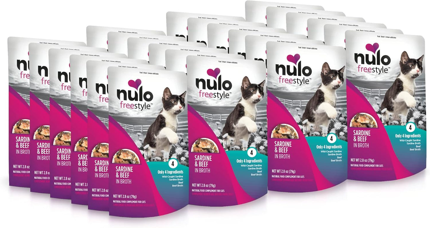 Nulo Freestyle Cat & Kitten Wet Cat Food Pouch, Premium All Natural Grain-Free Soft Cat Food Topper with Amino Acids for Heart Health and High Animal-Based Protein - Image 13