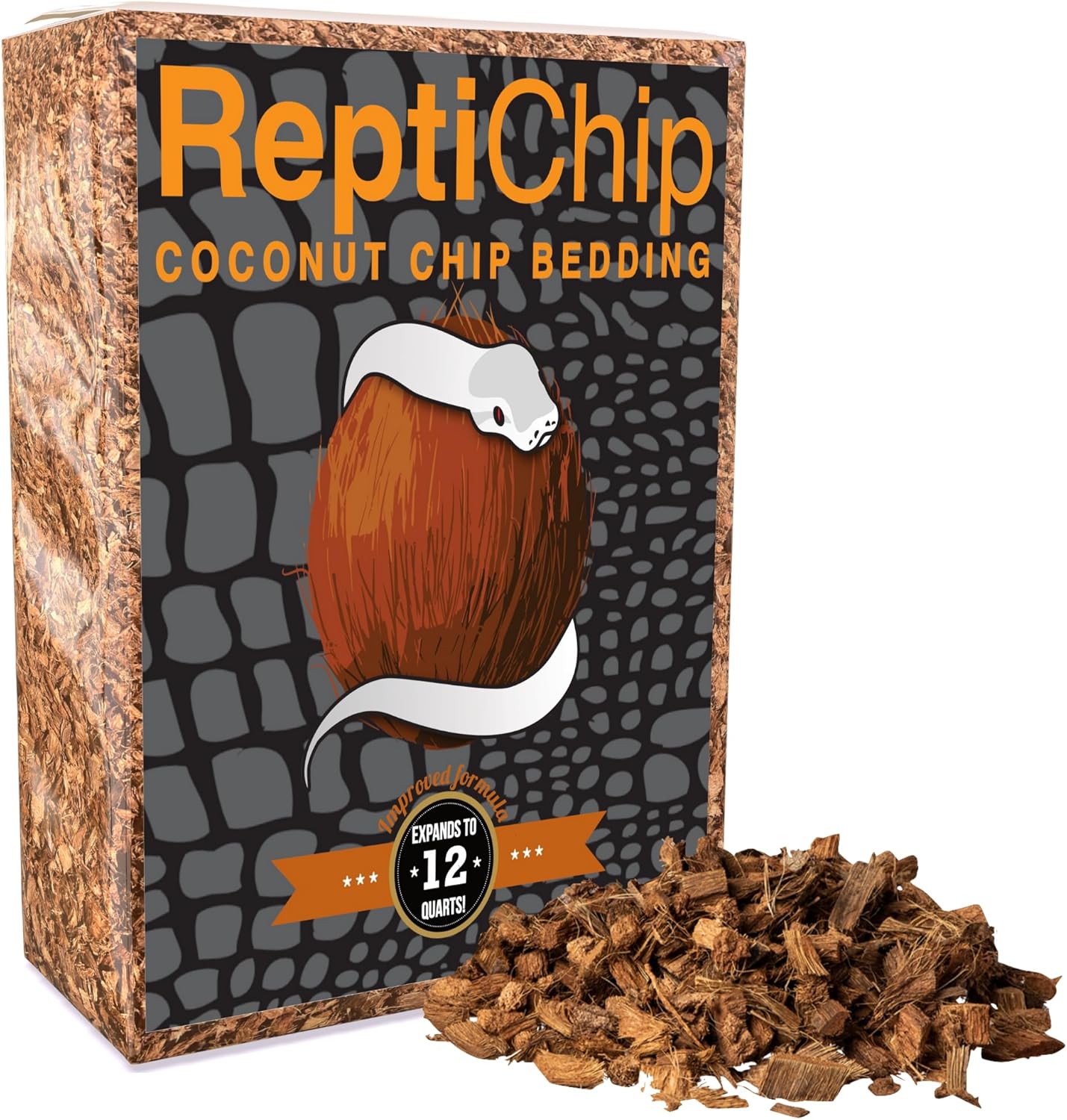 ReptiChip Reptile Bedding Loose Coconut Chip 36 Quart Coco Husk Substrate Mulch for Snake Habitat, Ball Python Terrarium, Turtle Tanks, Tortoise Enclosure - Image 10
