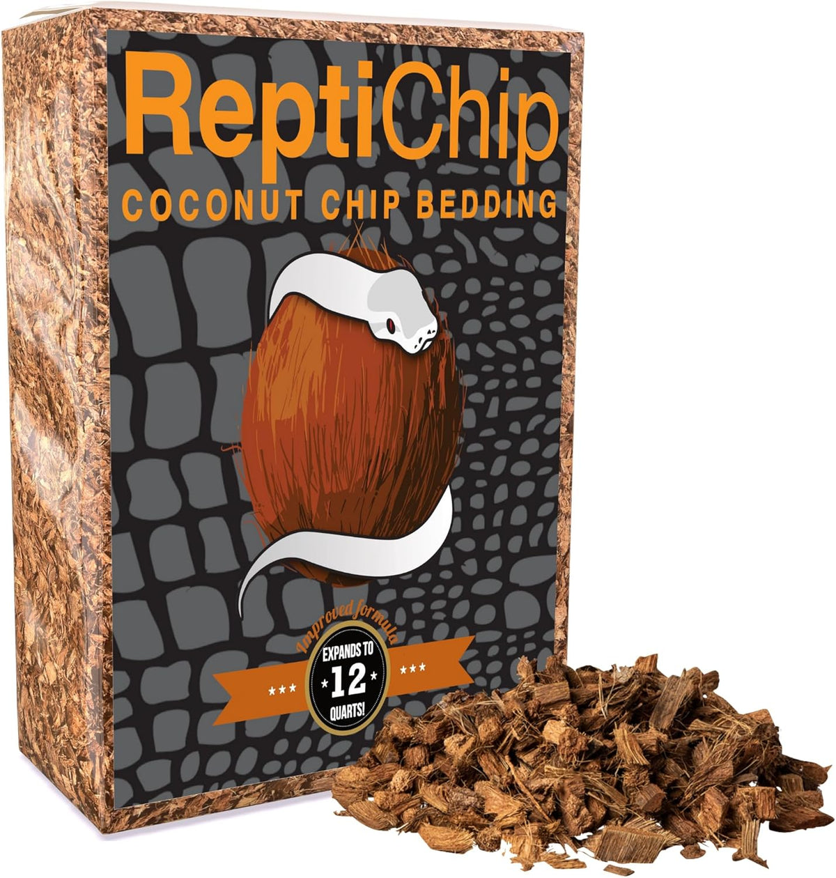 ReptiChip Reptile Bedding Loose Coconut Chip 36 Quart Coco Husk Substrate Mulch for Snake Habitat, Ball Python Terrarium, Turtle Tanks, Tortoise Enclosure - Image 10