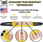 YES4QUALITY bite pillow durable yellow border design close up