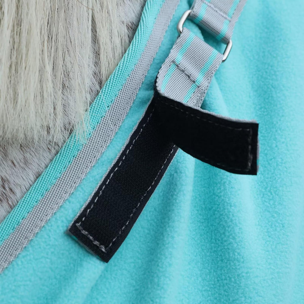 Leaforest horse fleece sheet belly strap system