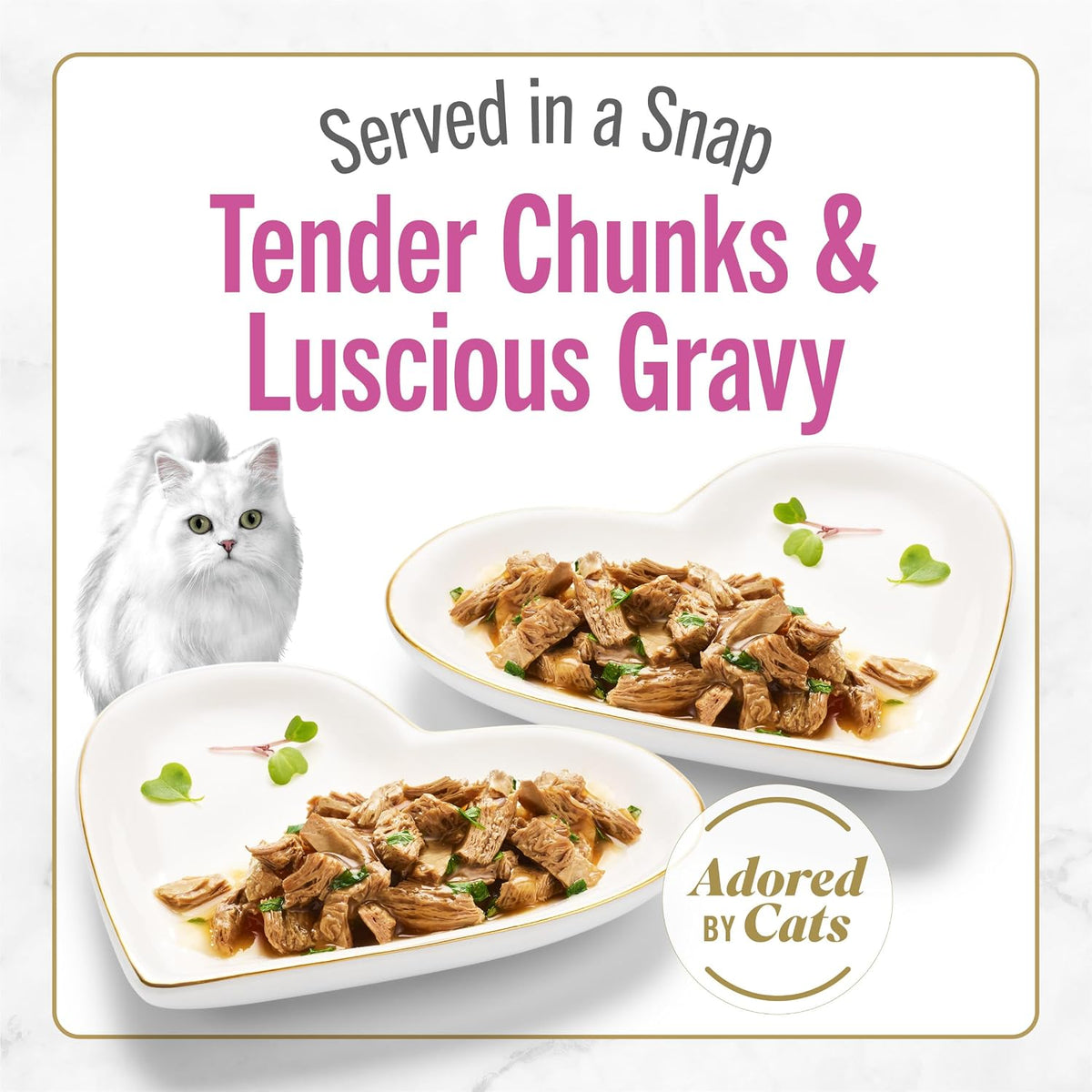 Back label of Purina Fancy Feast Petites highlighting guaranteed analysis
