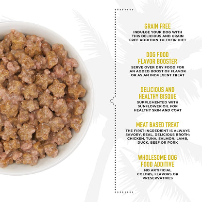 Grain free dog food topper variety pack box