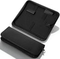 Molain scissors holder pouch front view black professional barber shear case