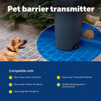 PetSafe Pawz Away Mini wireless transmitter package contents showing compact design