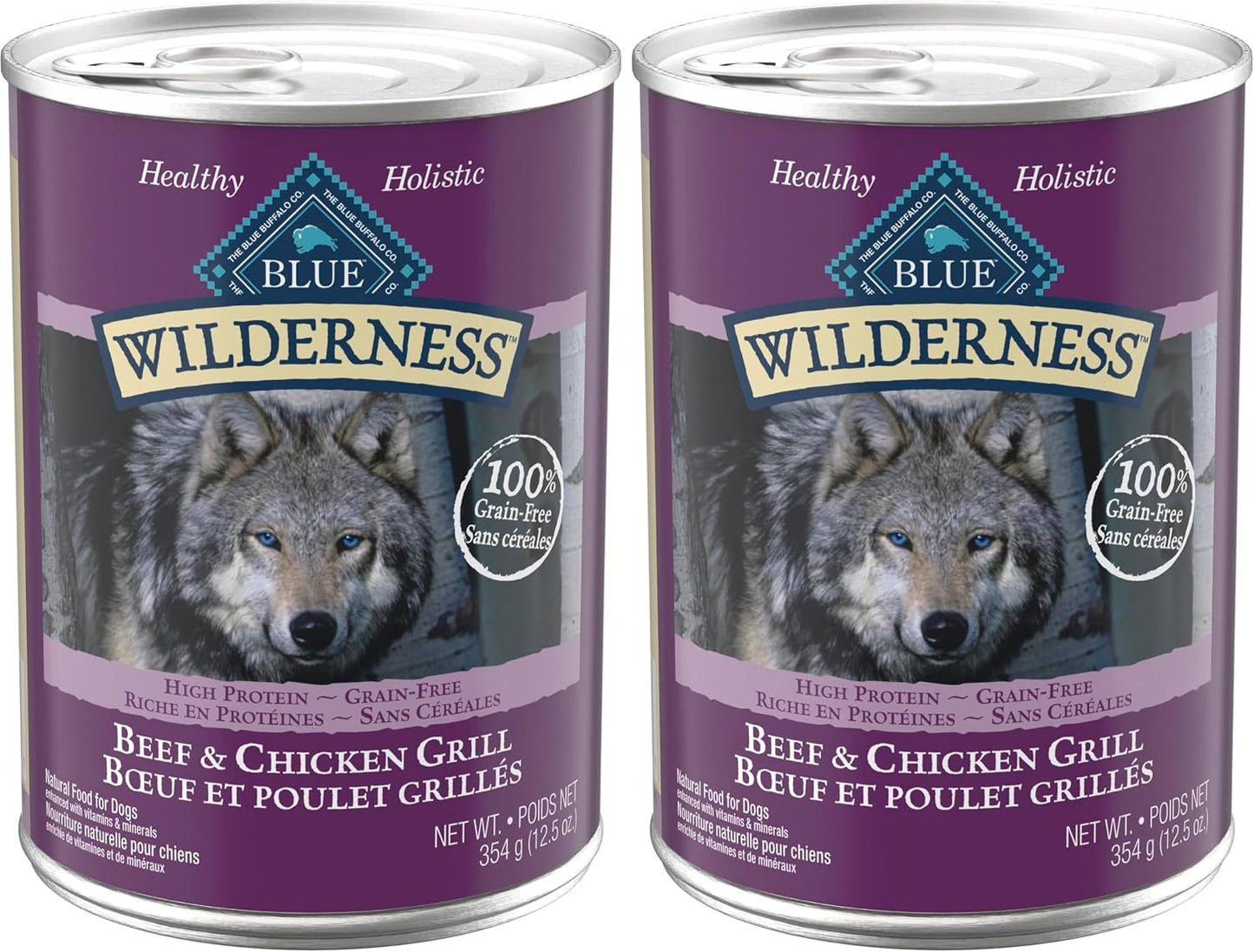 Blue Buffalo wet food can for standard size adult dogs