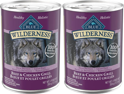 Blue Buffalo wet food can for standard size adult dogs