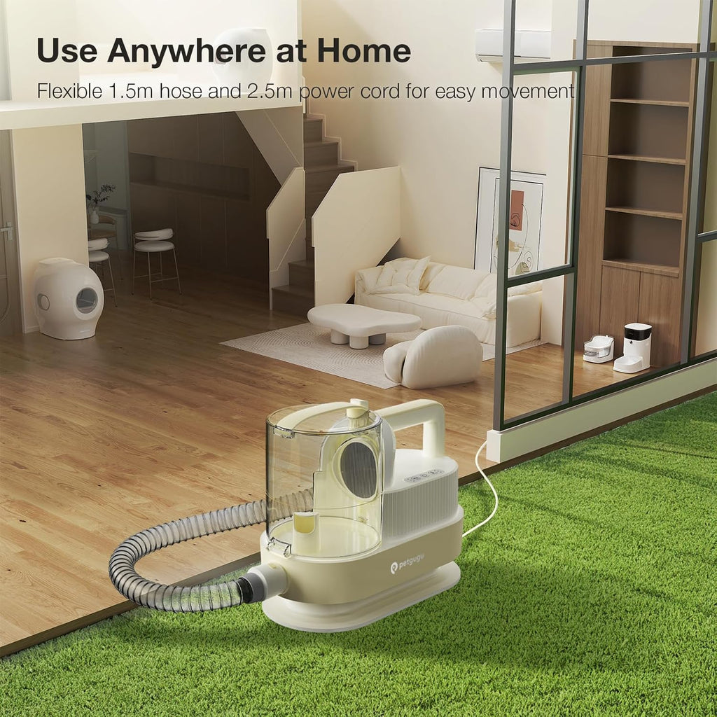 PETGUGU dual head trimmer clipper attachment angle view