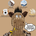Assortment of Luudoogs plush animal dog chew toys