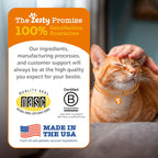 Zesty Paws Omega Cat Mousse box side view showing 18 count