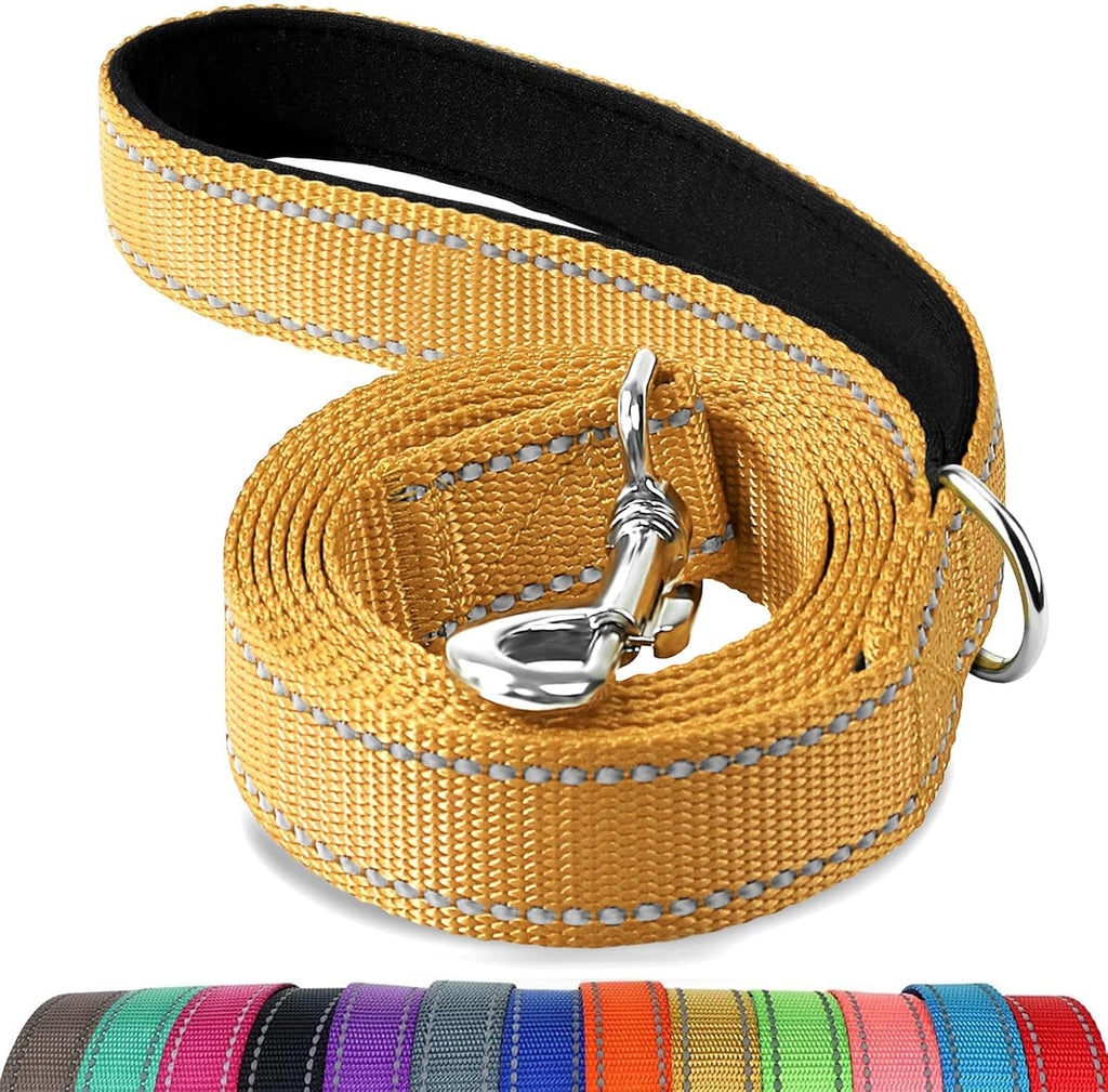 Joytale Dog Leash, 6 FT Double-Sided Reflective, Padded Handle Nylon Heavy Duty Leashes for Medium & Large Dogs Walking, Black - Image 14