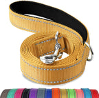 Joytale Dog Leash, 6 FT Double-Sided Reflective, Padded Handle Nylon Heavy Duty Leashes for Medium & Large Dogs Walking, Black - Image 14