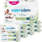 WaterWipes Sensitive+ Baby & Toddler Wipes, 3-In-1 Cleans, Cares, Protects, 99.9% Water, Textured Clean, Unscented & Hypoallergenic, 720 Count (12 Packs) - Image 1