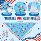 Bulk set of 50 festive pet triangle kerchiefs