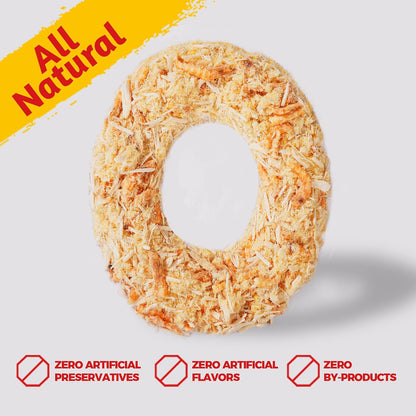 Grain free freeze dried krill and chicken pet meal enhancer
