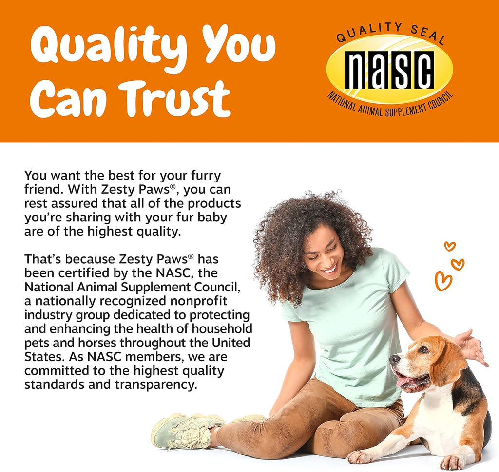 Zesty Paws Probiotics for Dogs - Digestive Enzymes for Gut Flora, Digestive Health, Diarrhea & Bowel Support - Clinically Studied DE111 - Dog Supplement Soft Chew for Pet Immune System - Pumpkin, 90ct - Image 9
