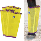 Fine Mesh Fly Boots Loose Fitting & Non-Slip Horse Fly Leggings Fleece Air Flow (Set of 4) - Image 10