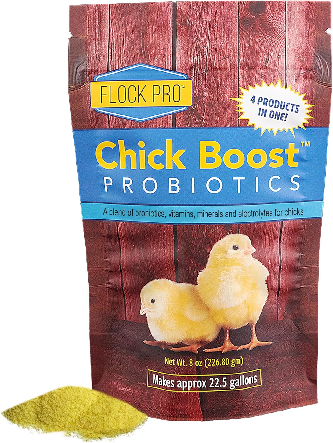 Flock PRO Chick Boost Probiotic - Probiotics, Vitamins, Minerals and Electrolytes for Chickens | Chicken Vitamins and Supplements for All Poultry - 3 oz - Image 9