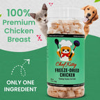 Chef Kitty single ingredient chicken dog food toppers jar
