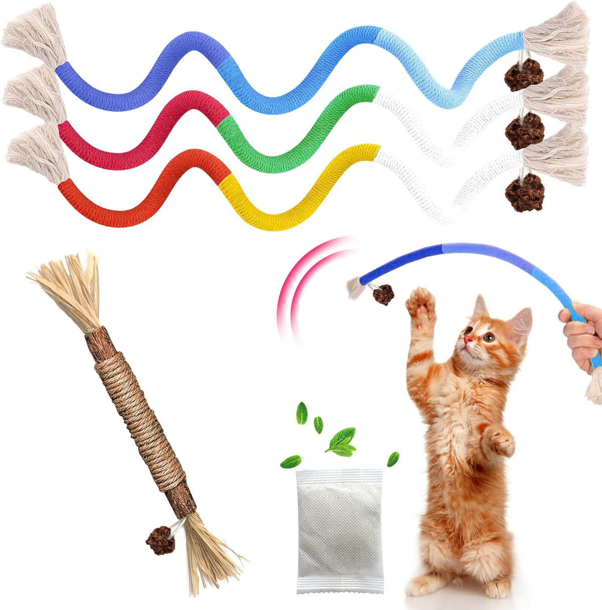Safe materials used in Gbsyu silvervine cat chew toy set