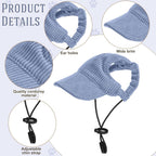 Pet sunglasses with silicone strap for secure fit