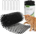 Tapix cat scat mat with spikes front view showing plastic mesh design