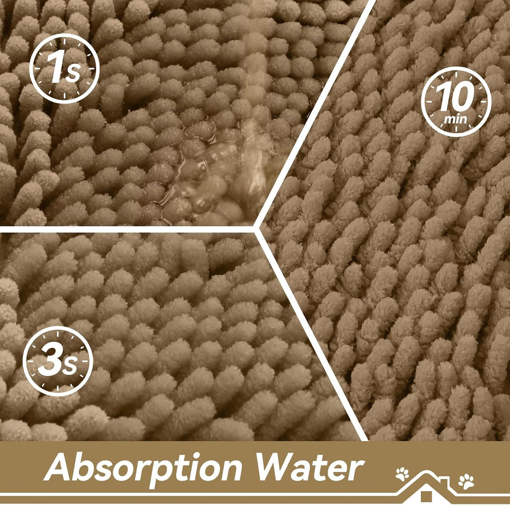 Bcoimo non slip rubber backing detail for pet rug