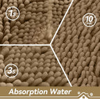 Bcoimo non slip rubber backing detail for pet rug
