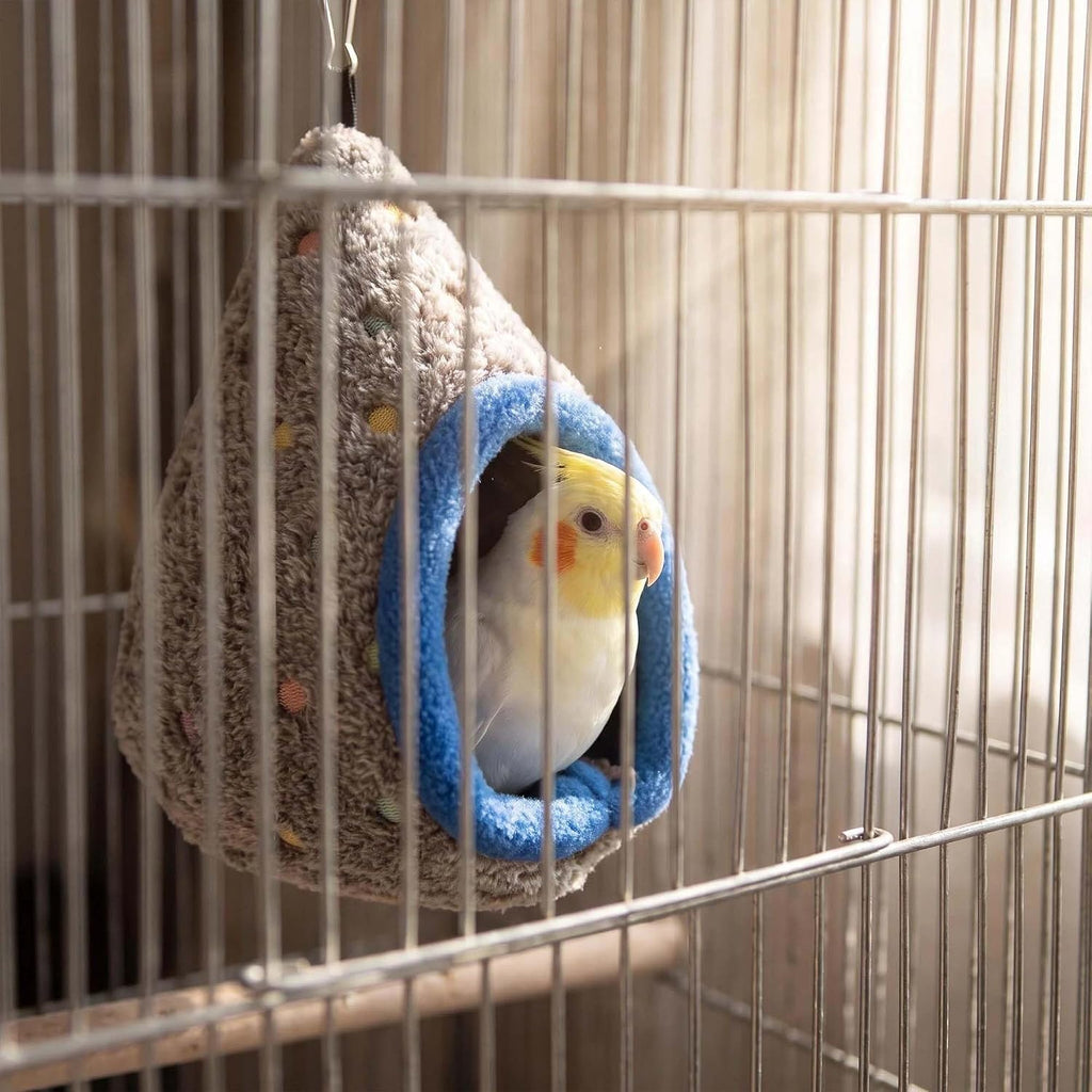 Bird Nest Parrot Bed Hut Hammock for Parakeet Cockatiel Love Bird - Image 2